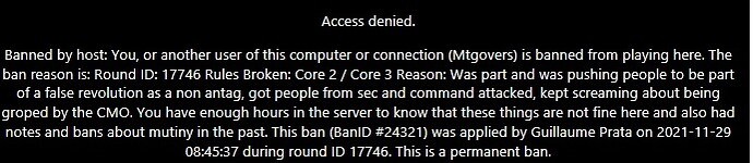 ban appeal