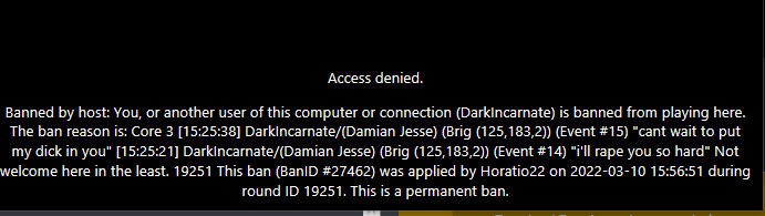 Darkincarnate Permaban Appeal Resolved Ban Appeals Fulpstation 